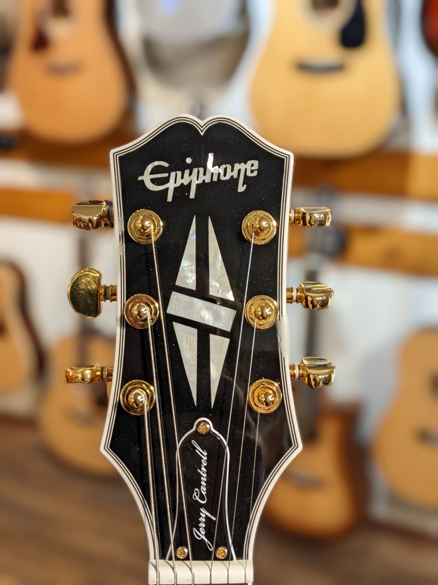 Epiphone Jerry Cantrell Wino Les Paul Custom Outfit - Dark Wine Red w/Case (Serial #21111524608)