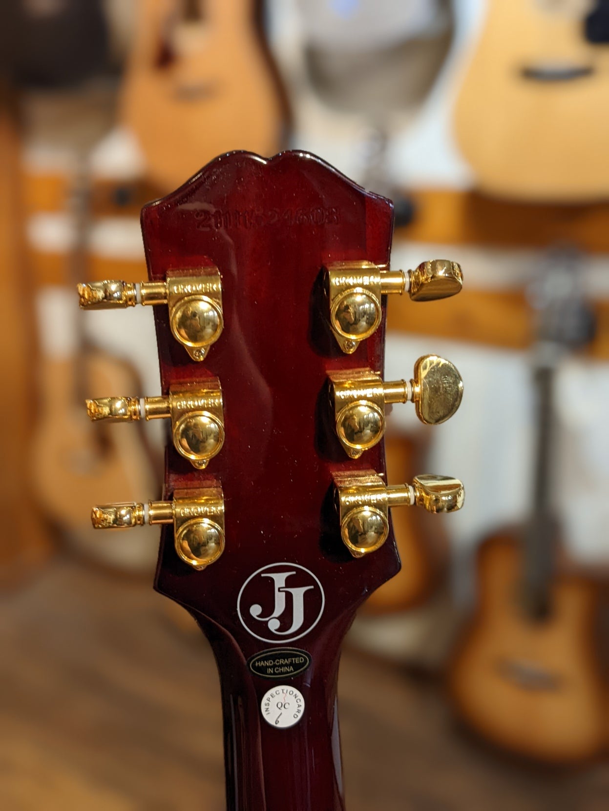 Epiphone Jerry Cantrell Wino Les Paul Custom Outfit - Dark Wine Red w/Case (Serial #21111524608)