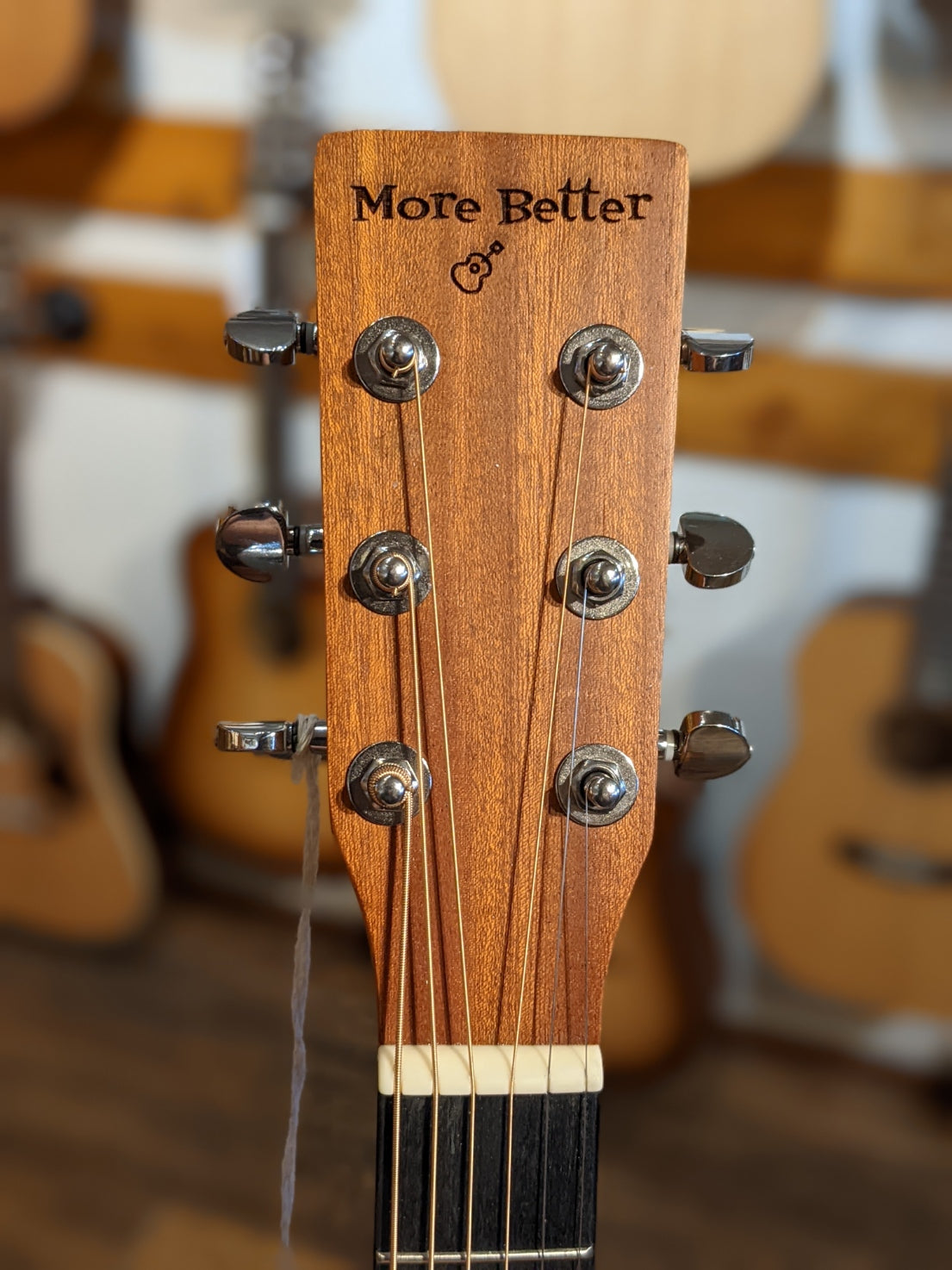 More Better Big Junior Acoustic Guitar w/ L.R. Baggs Element Active Pickup & Gig Bag
