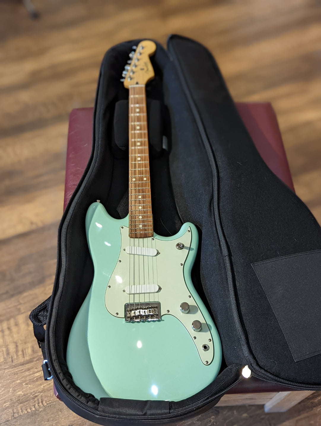 Fender MIM Duo-Sonic Surf Green w/Gig Bag (2017)