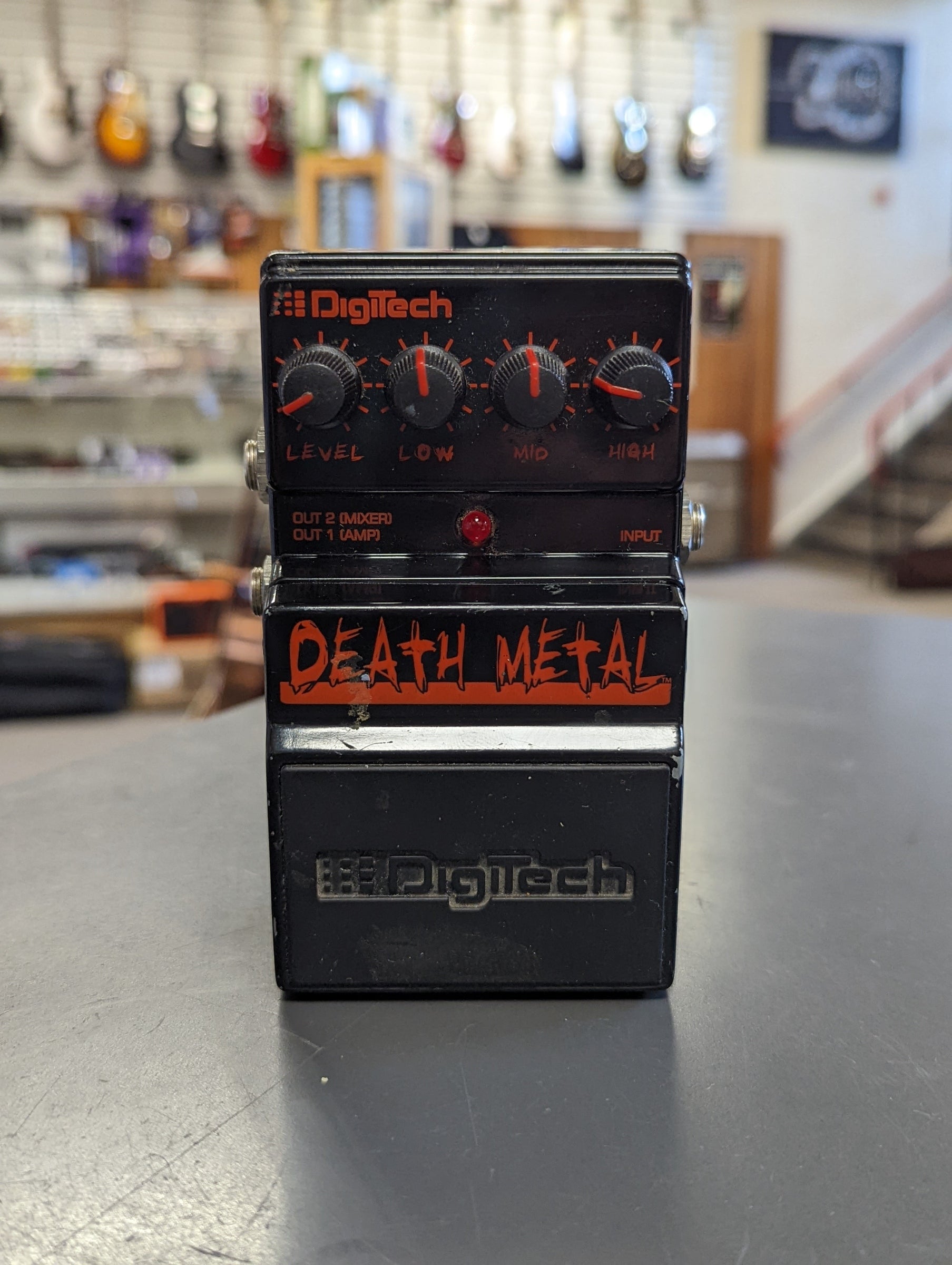 death metal guitar pedal Digitech Death Metal Distortion Pedal (Used)
