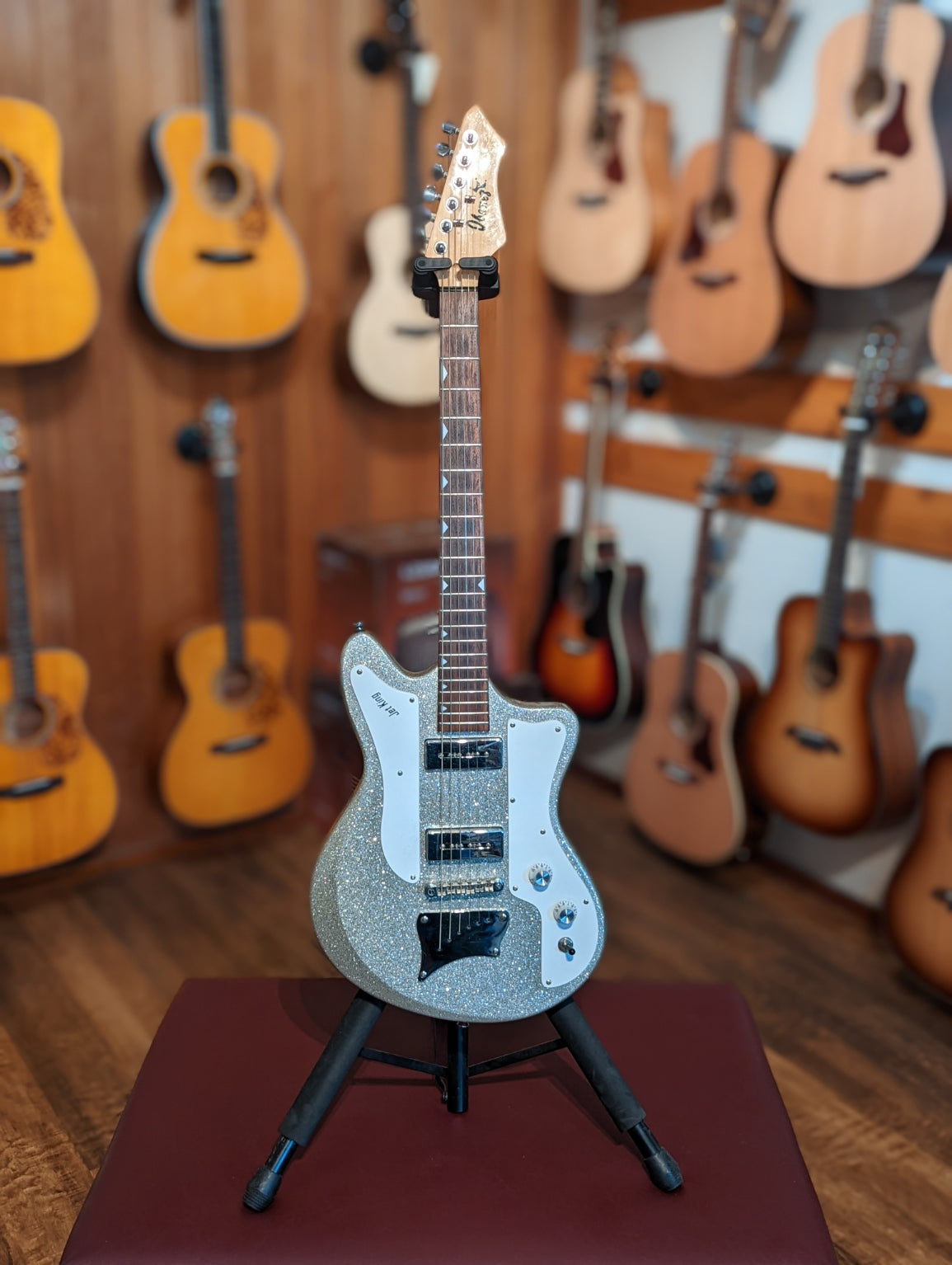 Ibanez JTK30 Jet King Electric Guitar - Brilliant Silver Sparkple (2009)