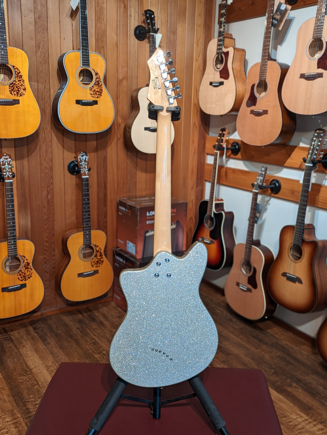 Ibanez JTK30 Jet King Electric Guitar - Brilliant Silver Sparkple (2009)