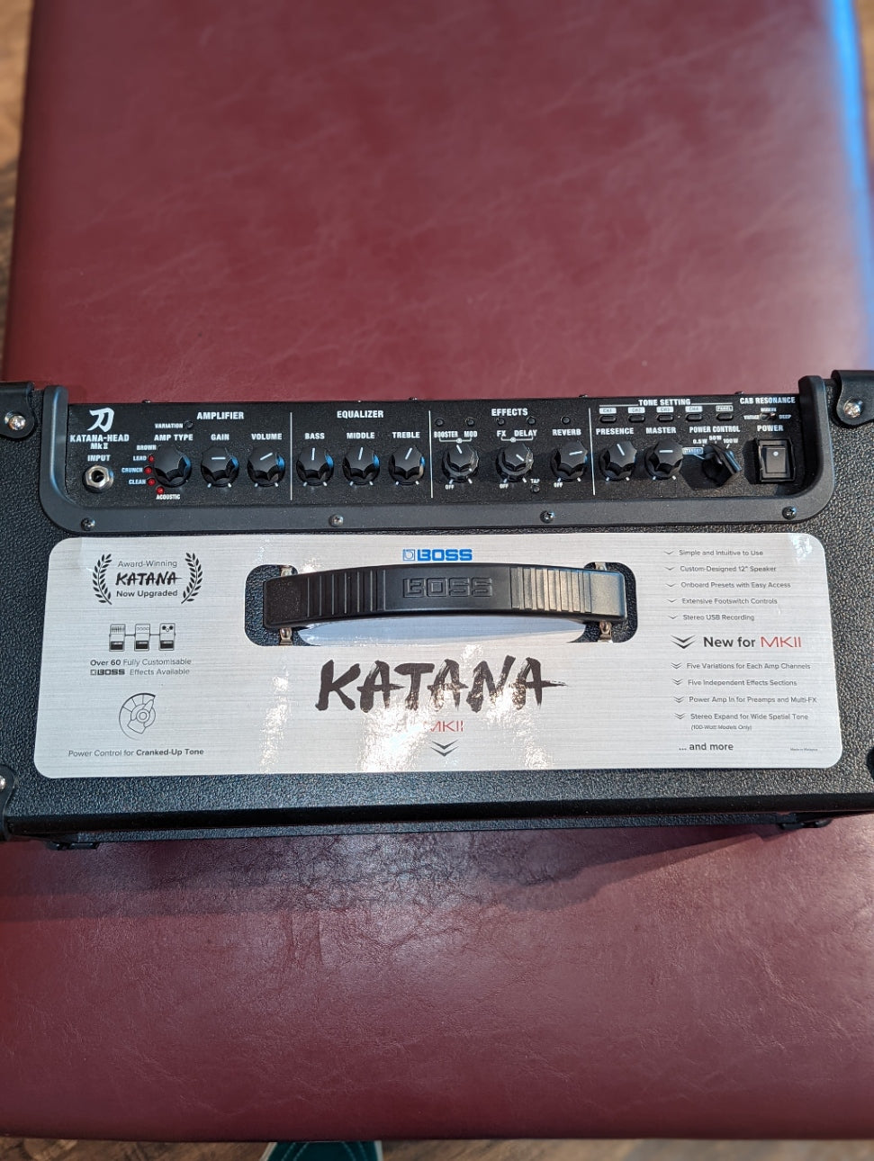 Boss Katana Head MKII w/GA-FC Footswitch (Used)