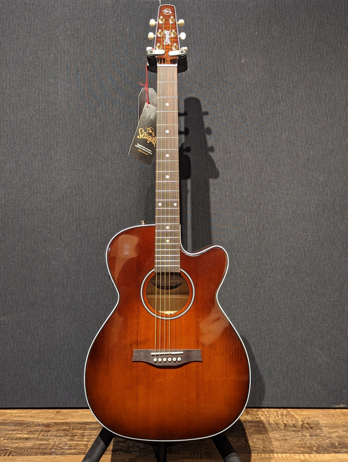 Seagull Performer CW CH Burnt Umber Preysys II w/ Gig Bag SF