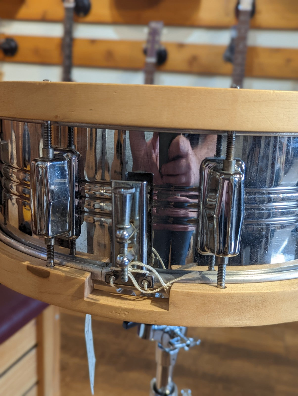 Pearl 14"x5" Steel Snare Drum Made in Japan (1970's)