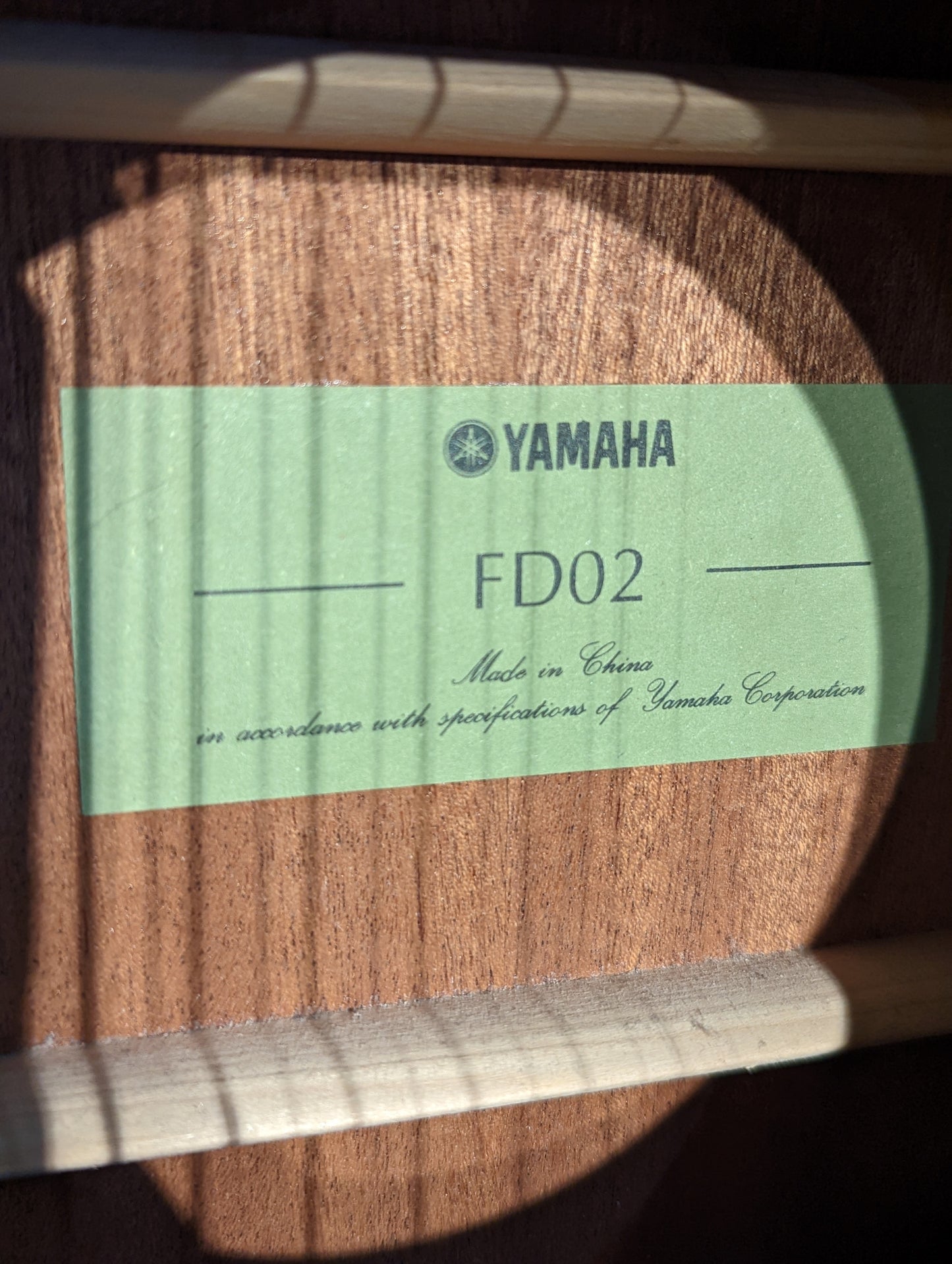 Yamaha FD02 Dreadnought Acoustic Guitar (Used)