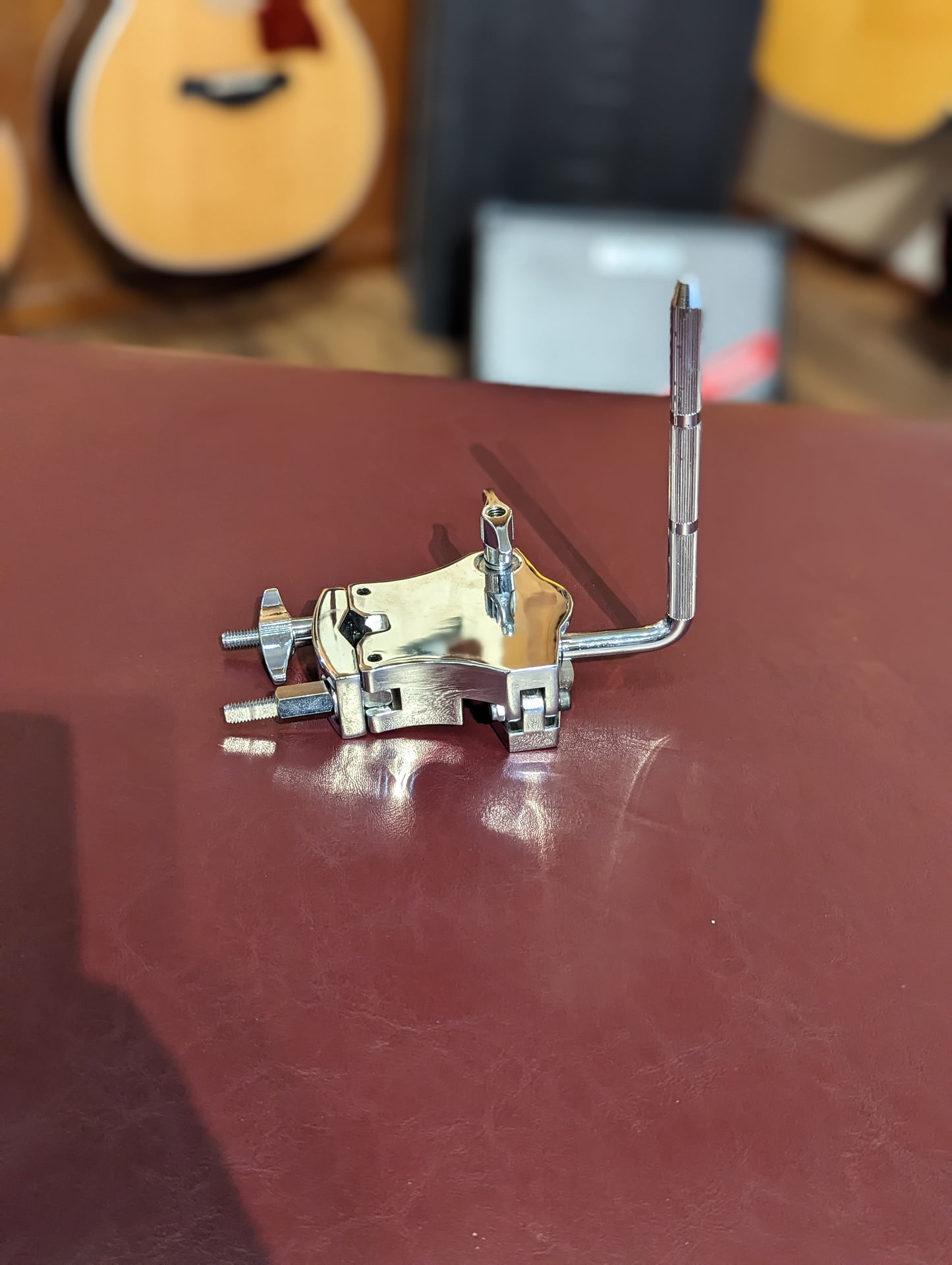 Odyssey Drums 10"x5" 6 Ply Maple Snare w/Mounting Hardware - Blue Flame