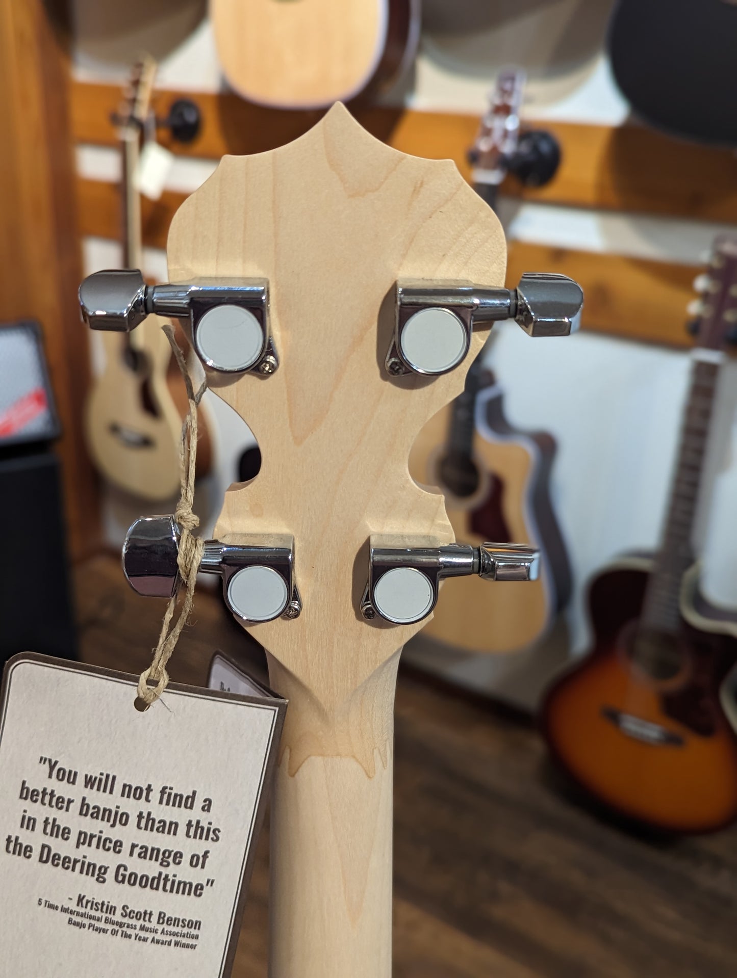 Deering Goodtime Two 5-String Banjo w/ Resonator - Left Handed