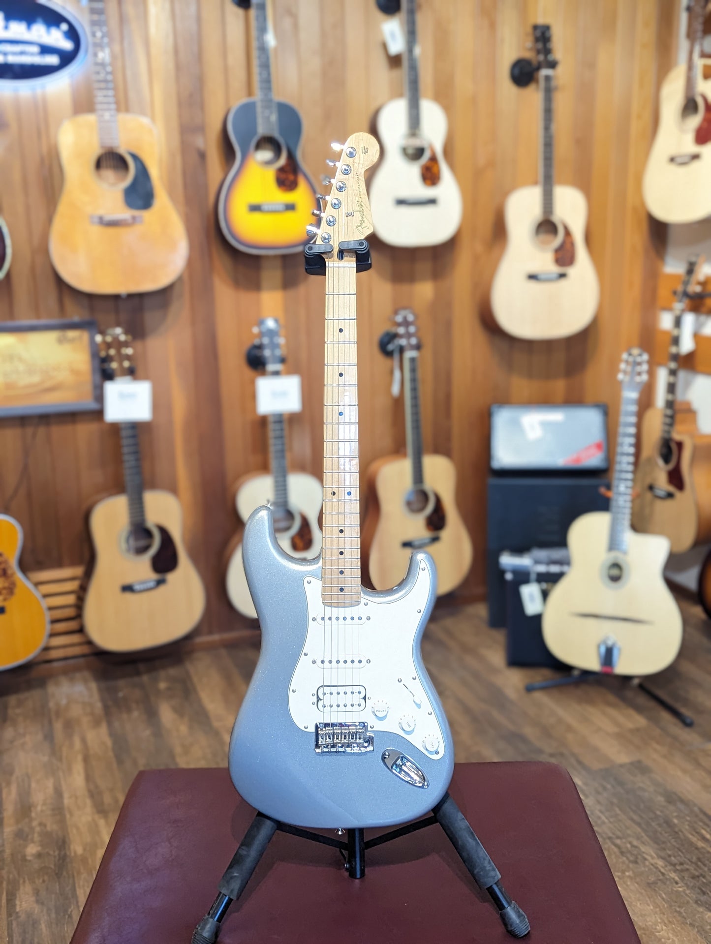 Fender MIM Player Series HSS Strat w/Gig Bag - Silver (2019)