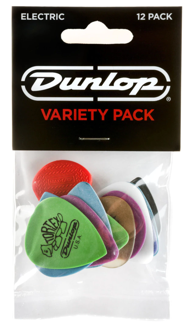 Dunlop PVP113 Electric Picks Variety Pack - 12 Picks
