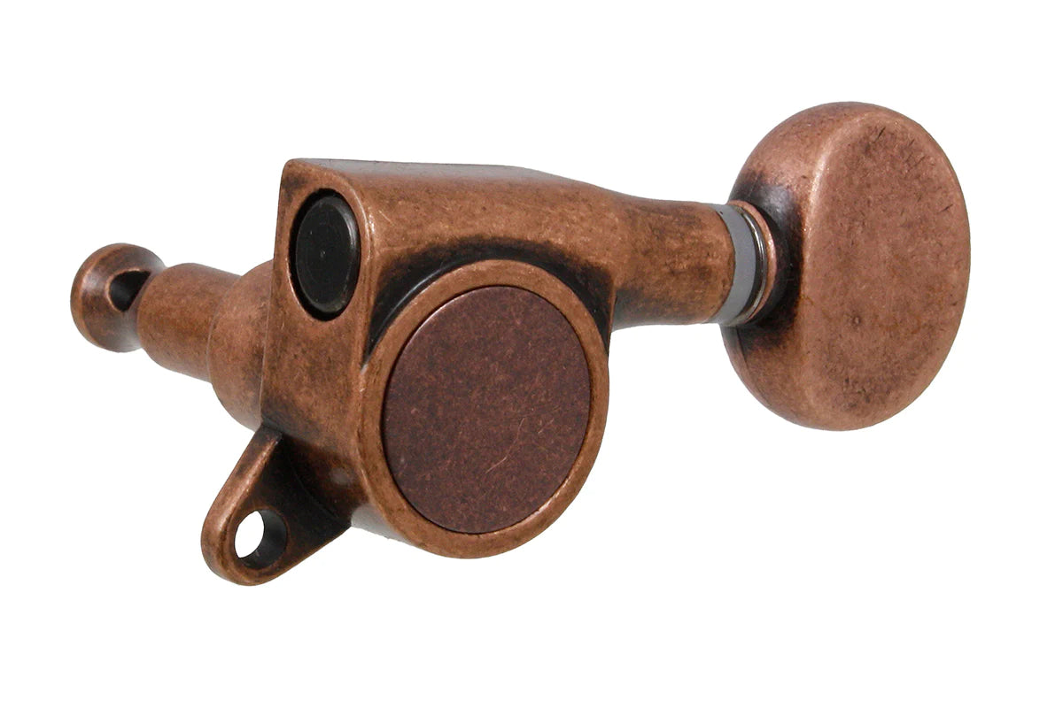 AllParts TK-7562-074 3x3 Economy Tuning Heads - Antique Bronze