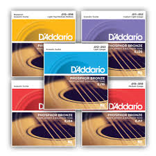 D'Addario EJ Series Phosphor Bronze Acoustic Guitar Strings