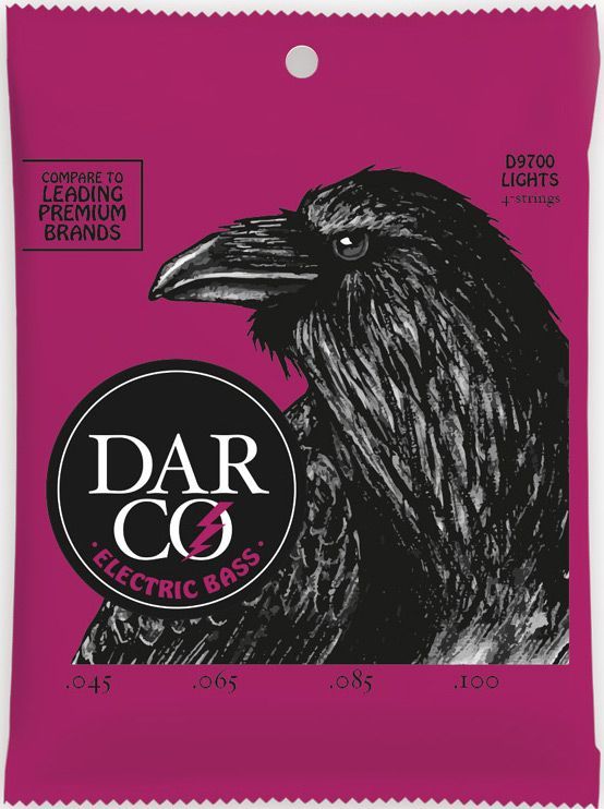 Darco D9700 Light Gauge Electric Bass Strings - 45-100