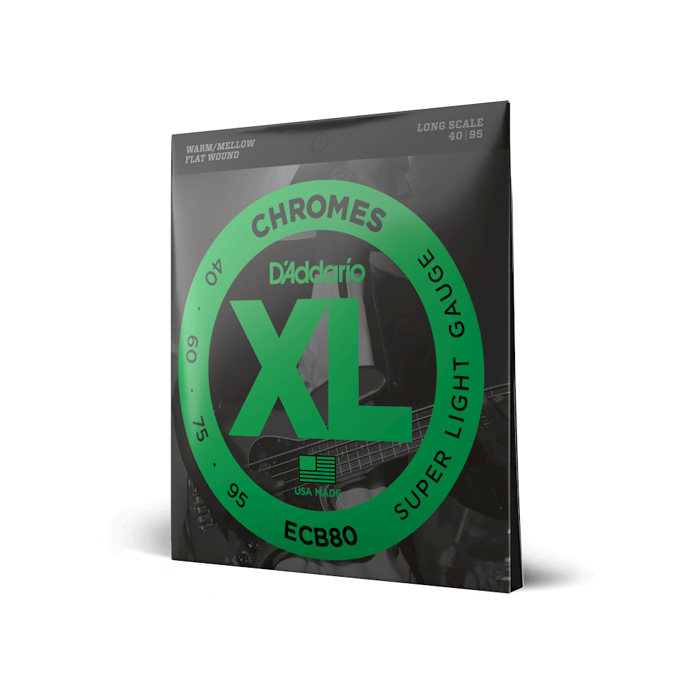 D'addario Chromes Flat Wound Bass Strings