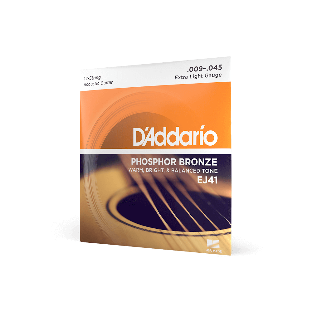 D'Addario EJ Series Phosphor Bronze Acoustic Guitar Strings