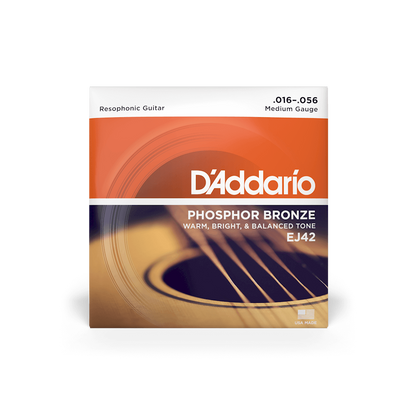 D'Addario EJ Series Phosphor Bronze Acoustic Guitar Strings