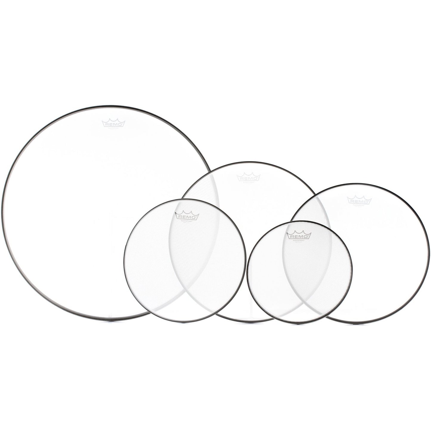 Remo Silentstroke Propack - 4-piece 10", 12", 16", 22", 14” Snare