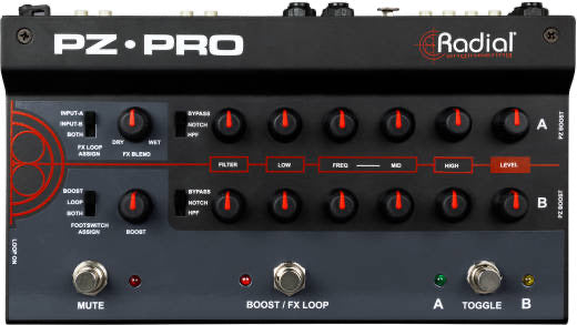 Radial PZ-Pro 2-Channel Acoustic Instrument Preamp