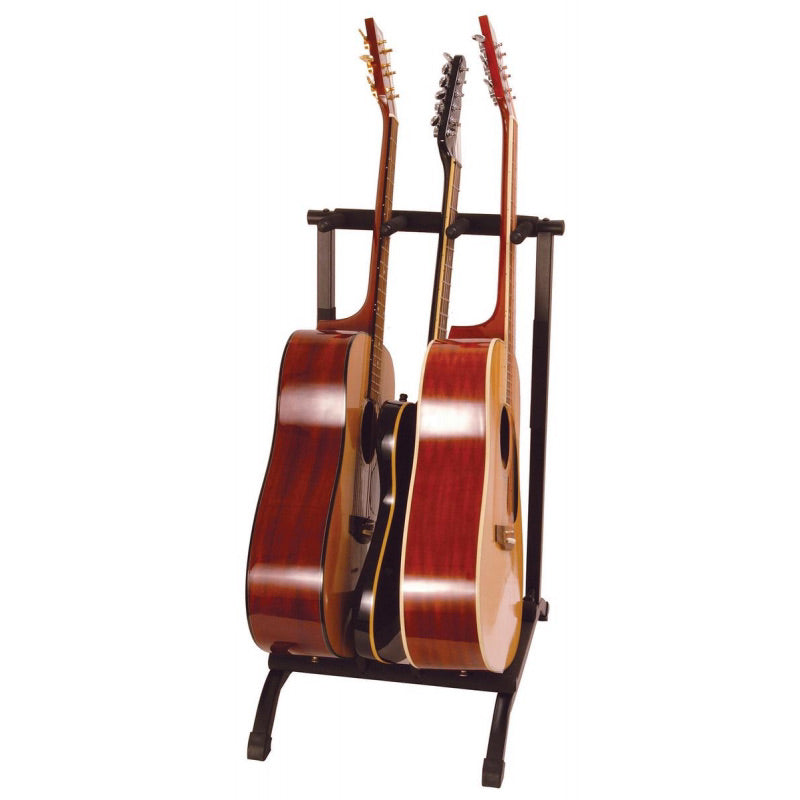 On-Stage GS7361 Three-Space Foldable Multi-Guitar Rack