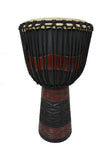 GMP Pro Series Djembe 60cm Height (Diamond Carving Red/Black)