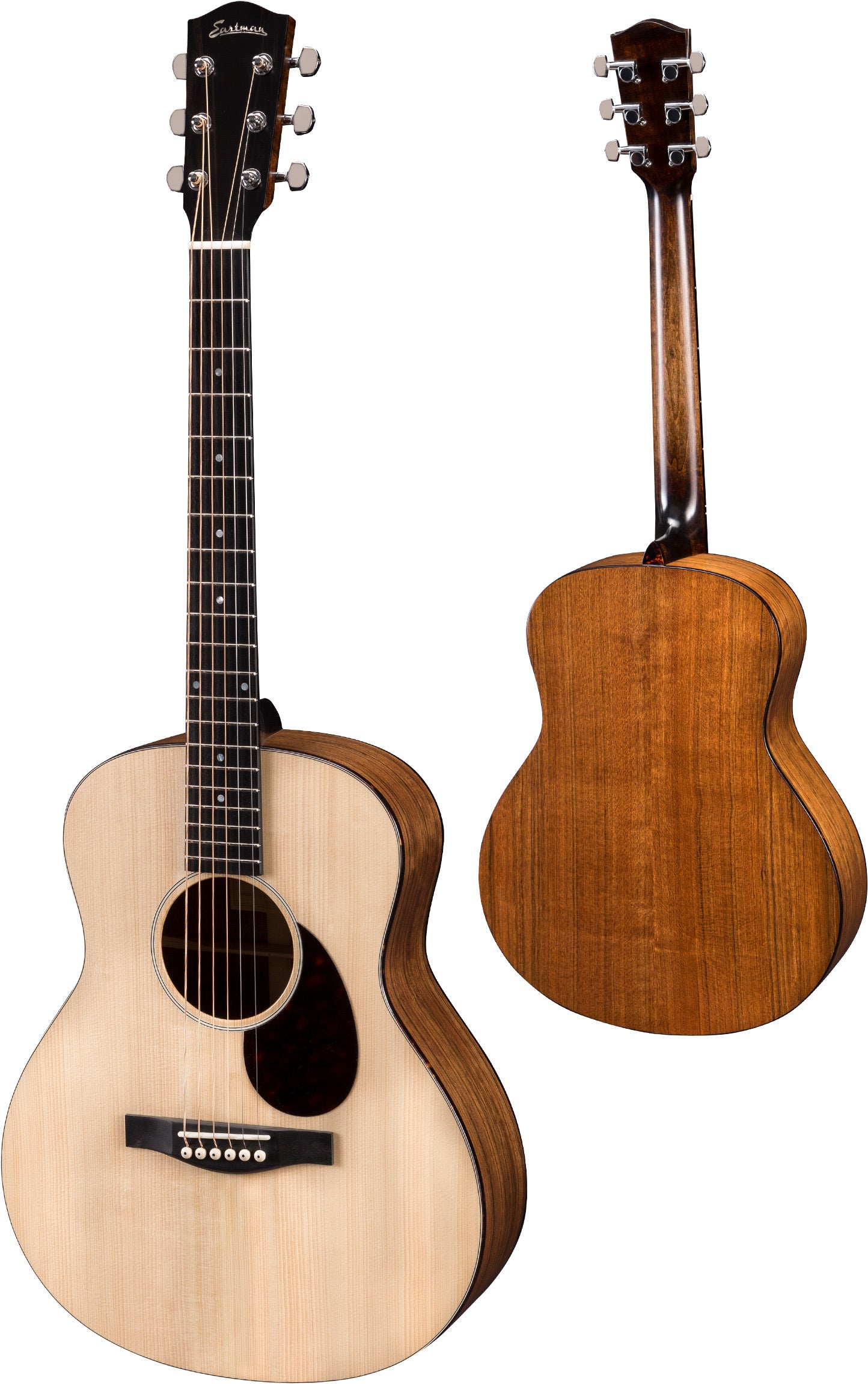 Eastman ACTG2E-OV Ovangkol Acoustic Travel Guitar w/ Gig Bag