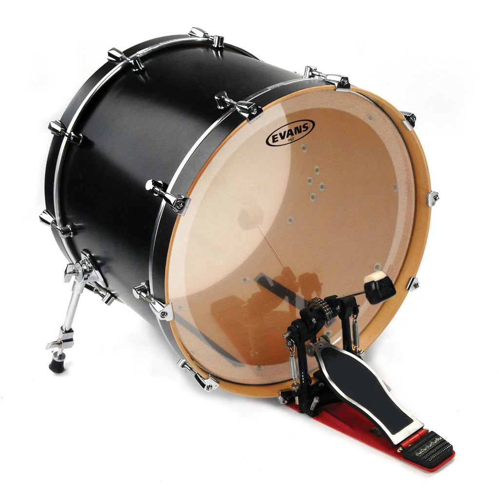 Evans 26” EQ2 Clear Batter Bass Drum Head