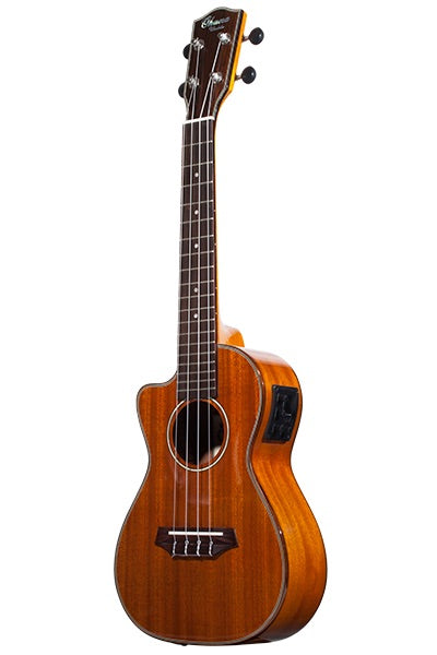 Ohana TK-35GCE-LH All Solid Wood Tenor Ukulele