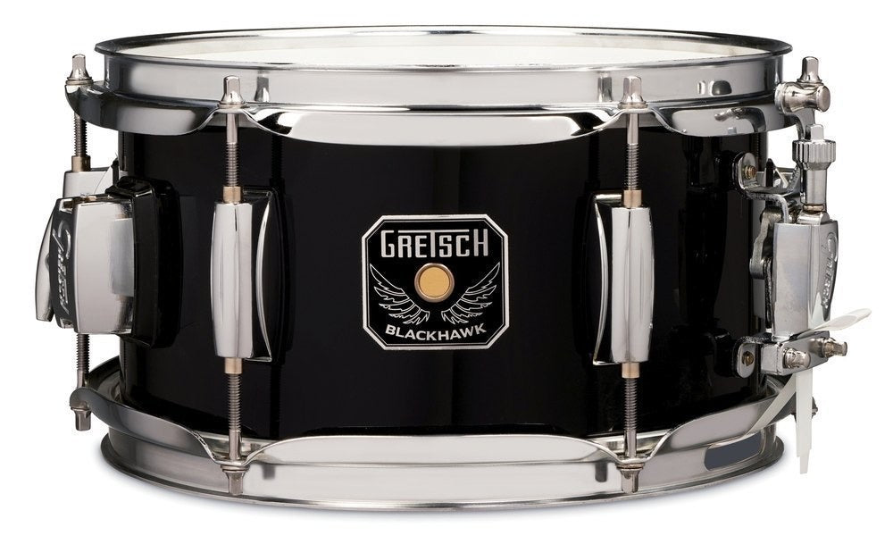 Gretsch BH-5512-BK Black Hawk Mini Snare - 5.5x12 w/ Mount