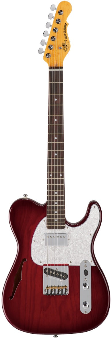 G&L Tribute ASAT Classic Bluesboy Semi Hollow - Redburst