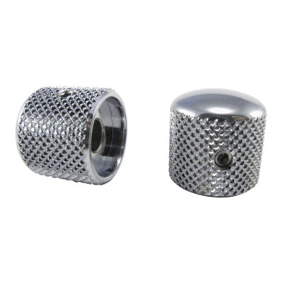 Ernie Ball Chrome Plated Brass Telecaster Knobs - Set of 2