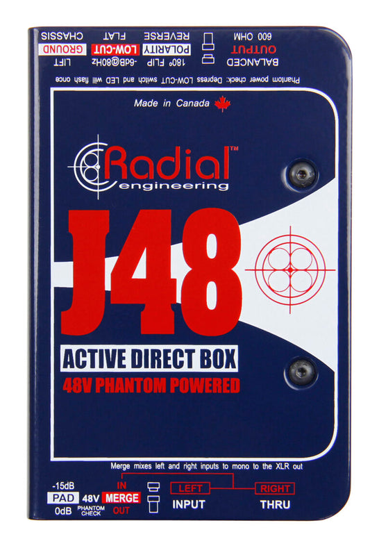Radial J48 Premium Active Direct Box