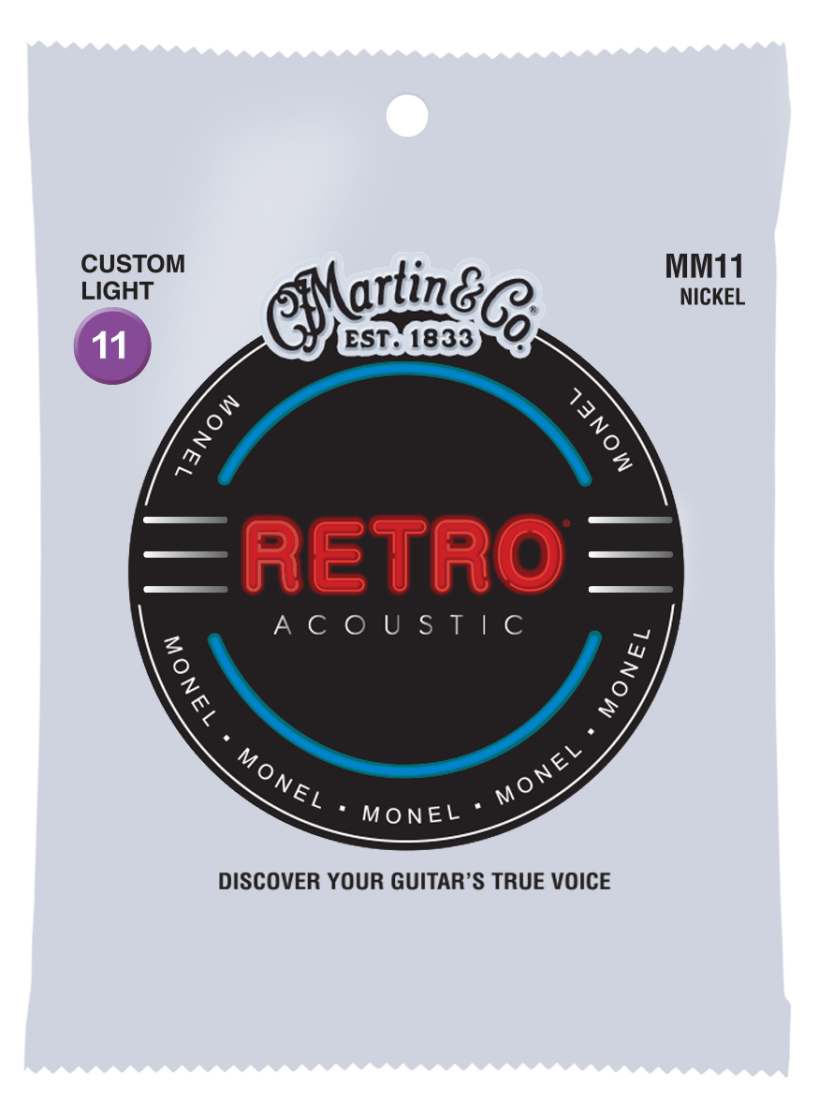 Martin Retro Monel Acoustic Guitar Strings