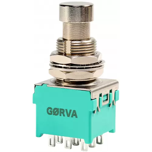 Gorva Mechano 3PDT Soft Click Footswitch