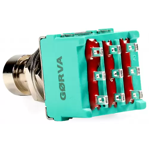 Gorva Mechano 3PDT Soft Click Footswitch