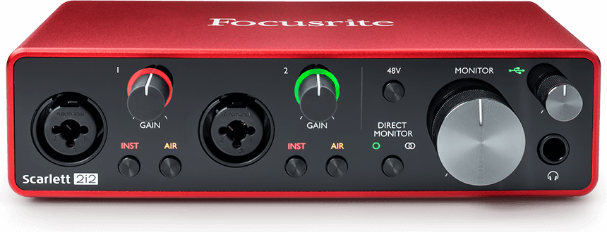 Focusrite Scarlett 2i2 USB Interface 3rd Gen – Acoustic