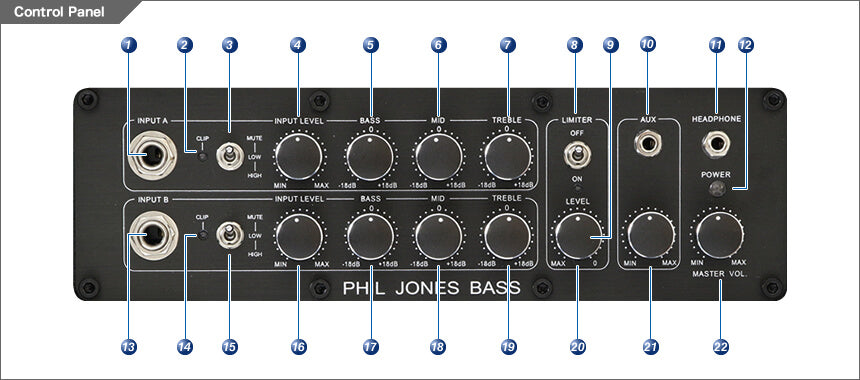 Phil Jones Bass BG-400 300 Bass Combo Amplifier