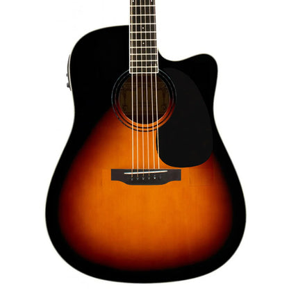 Beaver Creek BCTD101CE Dreadnought Acoustic/Electric Guitar w/Gig Bag - Multiple Colors