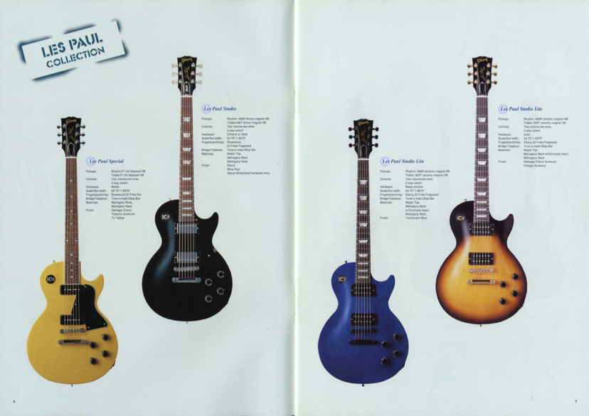 Gibson Les Paul Studio Electric Guitar w/Case - Ebony (1997)