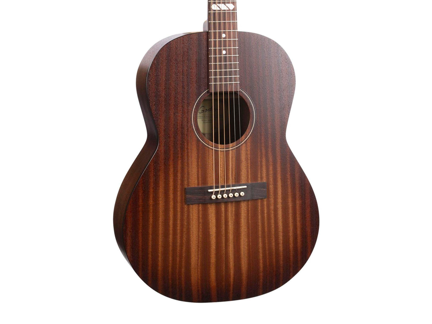 Godin Mahogany Folk Rustic Acoustic/Electric Guitar - Rustic Burst