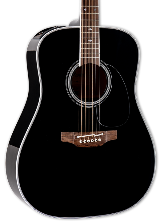 Takamine FT341 Acoustic/Electric Guitar w/Case - Gloss Black