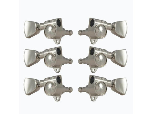 Allparts Grover TK-7901 3x3 102 Series Rotomatic Tuners w/Keystone Buttons - Nickel