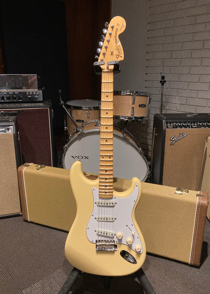 Yngwie Malmsteen Scalloped Maple Fingerboard Stratocaster w/Case - Vintage White (2015)