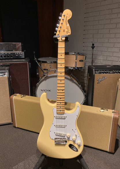 Yngwie Malmsteen Scalloped Maple Fingerboard Stratocaster w/Case - Vintage White (2015)