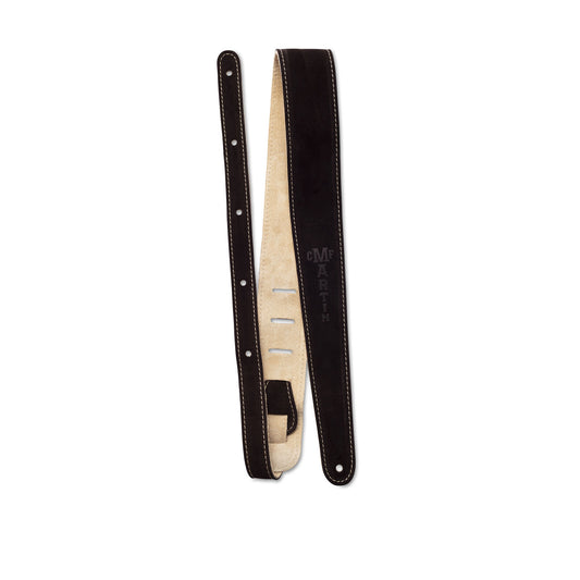 Martin Adjustable Suede Guitar Strap - Brown/Tan