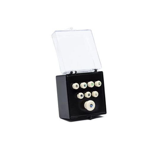 Martin Bridge & End Pin Set - White w/Pearl Inlay