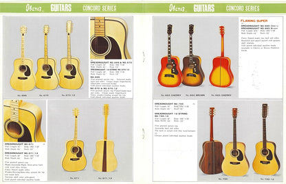 Ibanez Concord 670 Dreadnought Acoustic Guitar w/Gig Bag - Natural (1978)