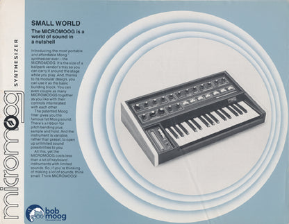 Moog MicroMoog Analog Synthsizer (1975-1979)