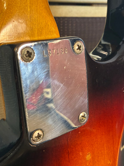 Fender Pre-CBS Stratocaster Electric Guitar w/Case - Refinished Sunburst (1964)
