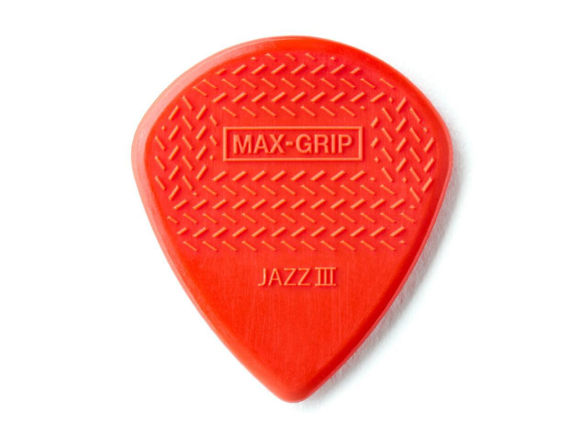 Dunlop Max-Grip Nylon Jazz III Pick Pack - 1.38mm/6 Pack